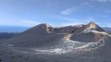 Foto del vulcano Tajogaite