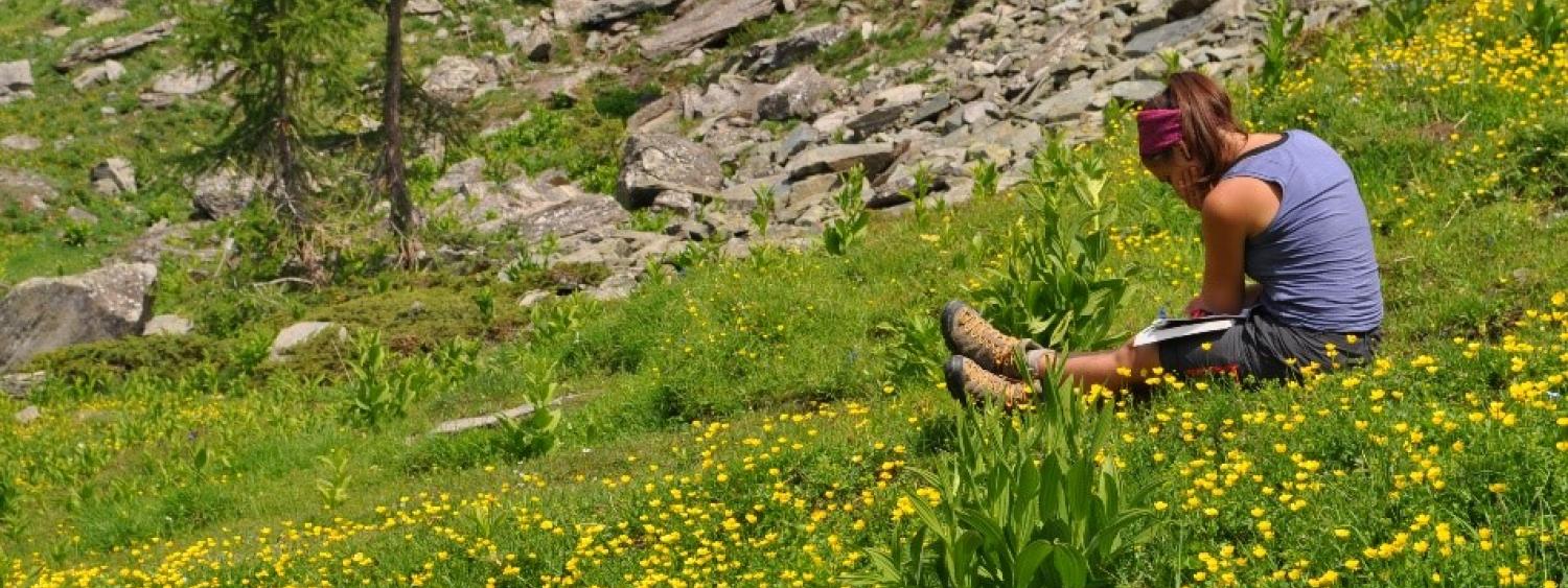 attività di campo nell'ambito delle attività del laboratorio di ecologia del paesaggio