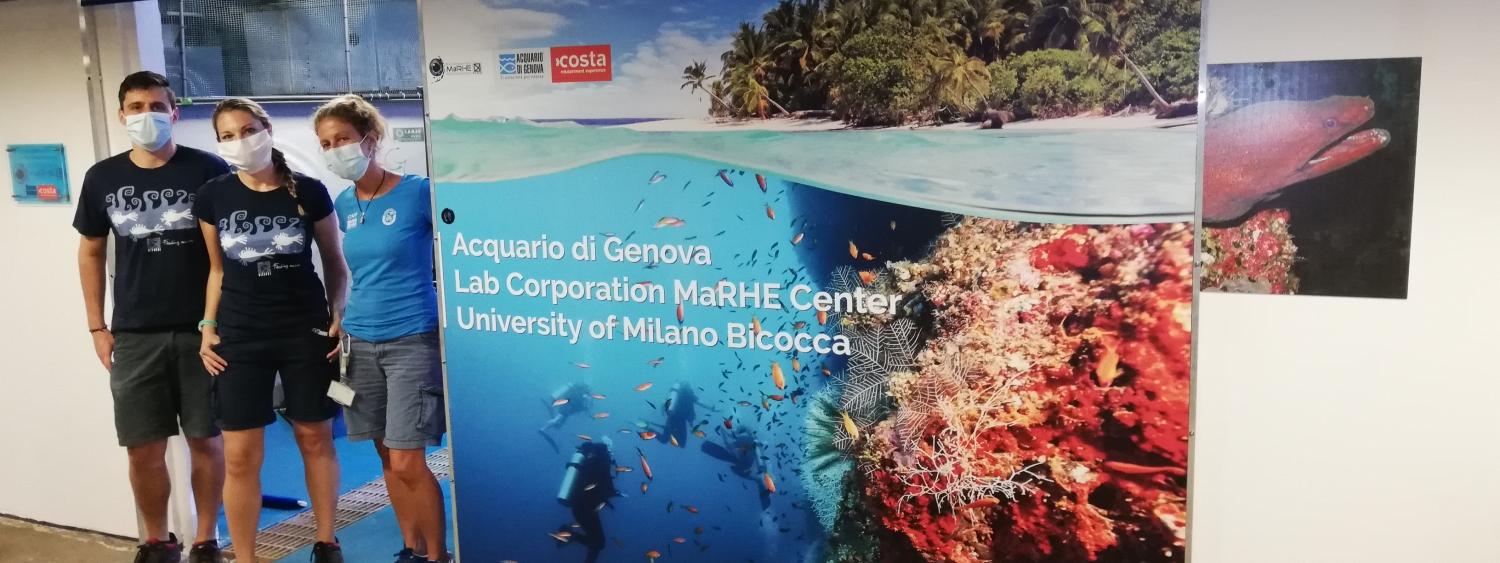 dottorandi disat all'acquario di genova